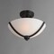 Maxim Lighting Deven 3-Light Semi-Flush Mount 20031SWBK - alternate 2